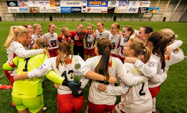 Fotballspillere i ring